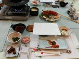 夕食　椿フォンデュを中心に